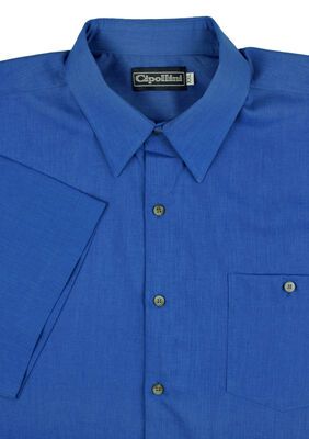 CIPOLLINI PLAIN S/S SHIRT-shirts casual & business-KINGSIZE BIG & TALL