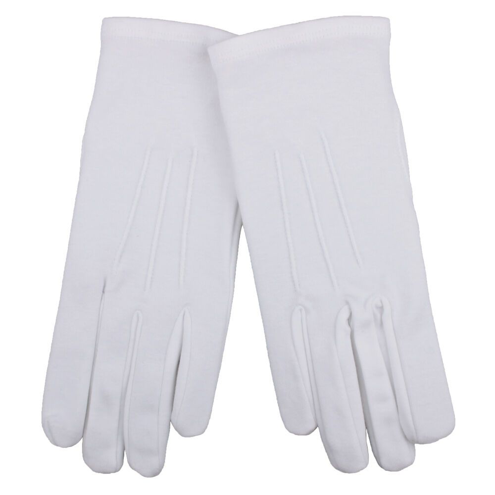 mens white gloves