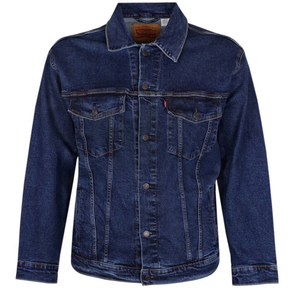 Mens levi denim hot sale trucker jacket