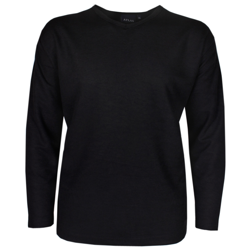 ATLAS V NECK SWEAT TOP - ON SALE BIG SIZE MENS CLOTHING RUGBY TOP ...
