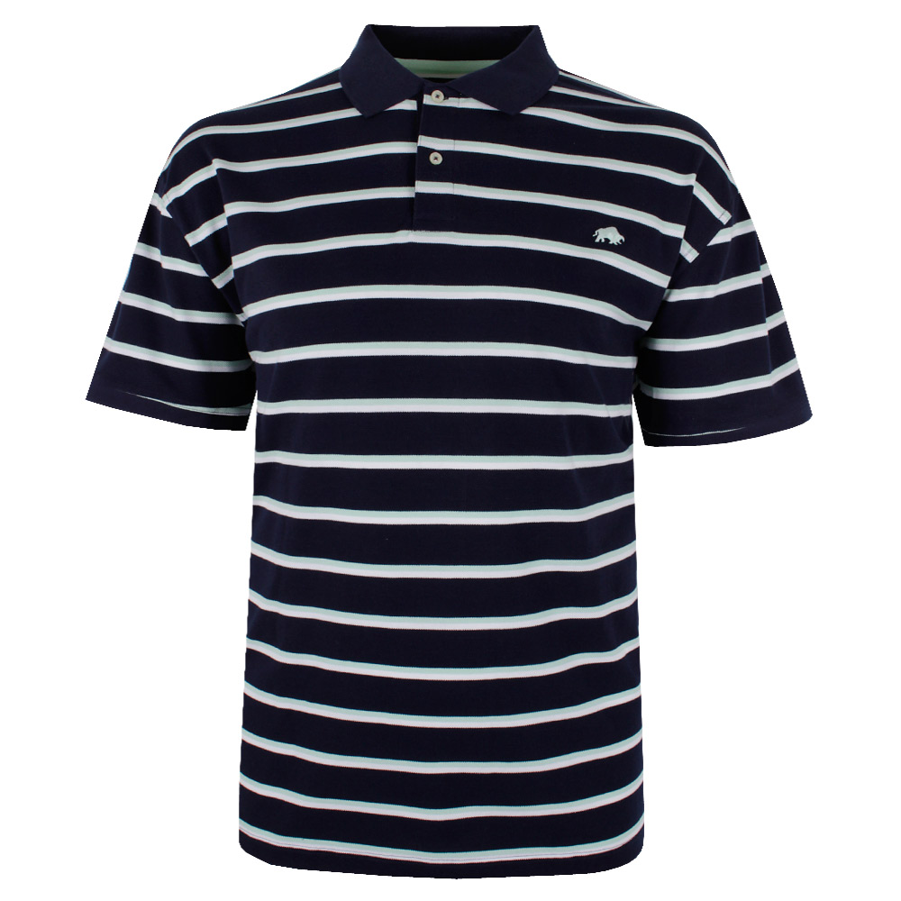 RAGING BULL TRIO STRIPE POLO