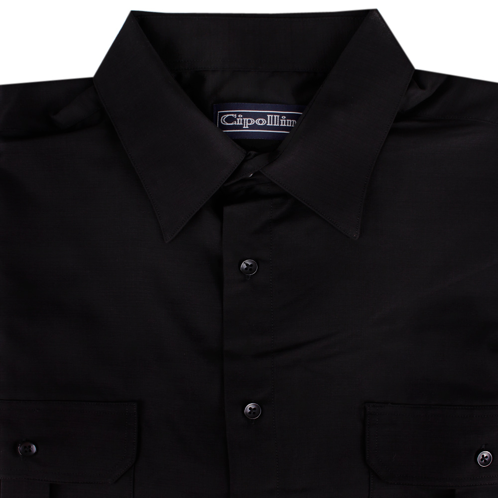 CIPOLLINI DOUBLE POCKET S/S SHIRT - BIG SIZE MENS SHIRTS PLUS SIZE ...