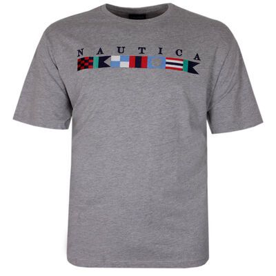 Nautica T-shirt with nautical flags