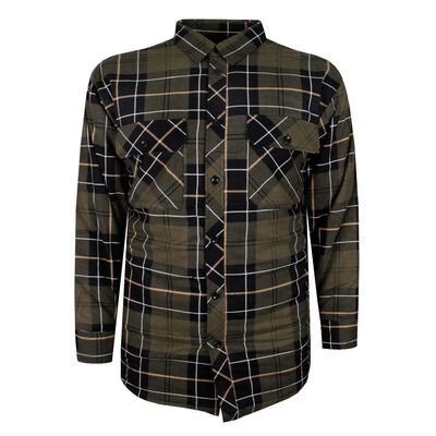 RITE MATE FLANNELETTE SHIRT-fleecy tops & hoodies-KINGSIZE BIG & TALL