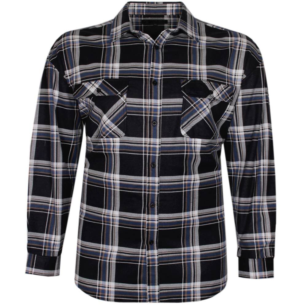 Big and tall quilted flannel outlet shirt