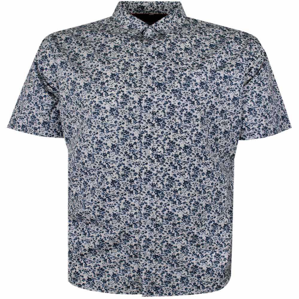 PERRONE PETAL DESIGN S/S SHIRT - BIG SIZE MENS SHIRTS PLUS SIZE SHIRTS ...