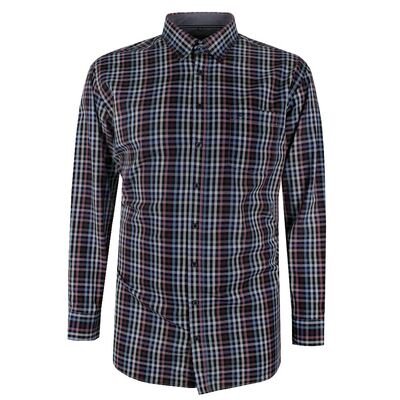 CASA MODA BILLY CHECK L/S SHIRT-shirts casual & business-KINGSIZE BIG & TALL