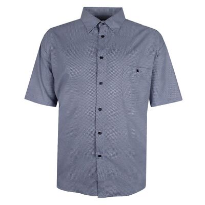 CIPOLLINI TEARDROP DOT S/S SHIRT-shirts casual & business-KINGSIZE BIG & TALL