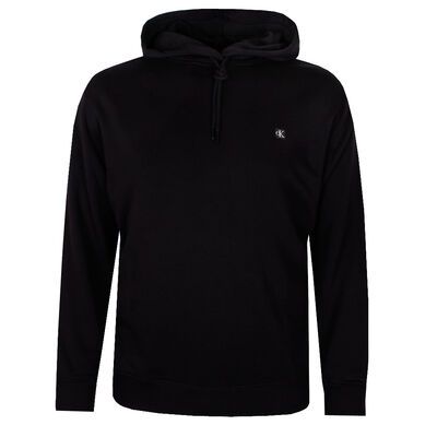 CALVIN KLEIN EMBRO BADGE HOODIE-fleecy tops & hoodies-KINGSIZE BIG & TALL