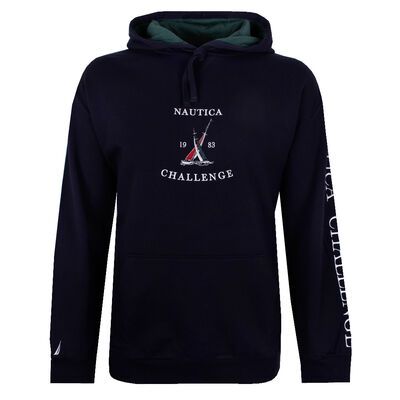 NAUTICA DAKOTA HOODY-fleecy tops & hoodies-KINGSIZE BIG & TALL