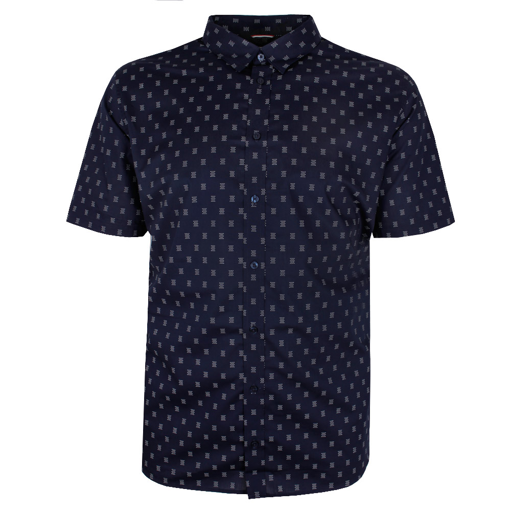 BEN SHERMAN DOTTED GEO S/S SHIRT