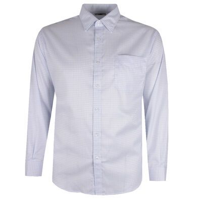 CAMBRIDGE 298 CHECK L/S BUSINESS SHIRT-shirts casual & business-KINGSIZE BIG & TALL