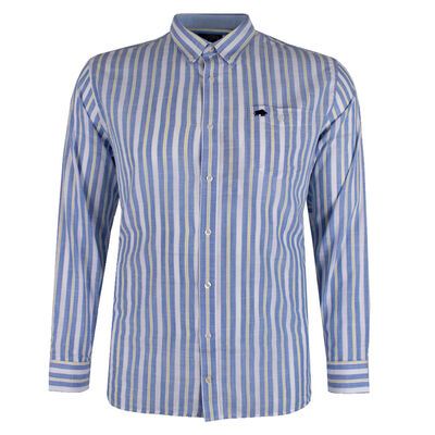 RAGINB BULL BAYADERE STRIPE L/S SHIRT-shirts casual & business-KINGSIZE BIG & TALL