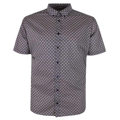 BEN SHERMAN SUNSHINE GEO S/S SHIRT-sale clearance-KINGSIZE BIG & TALL