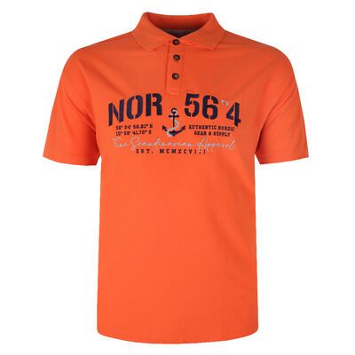 NORTH 56° 56.4 POLO-polos-KINGSIZE BIG & TALL