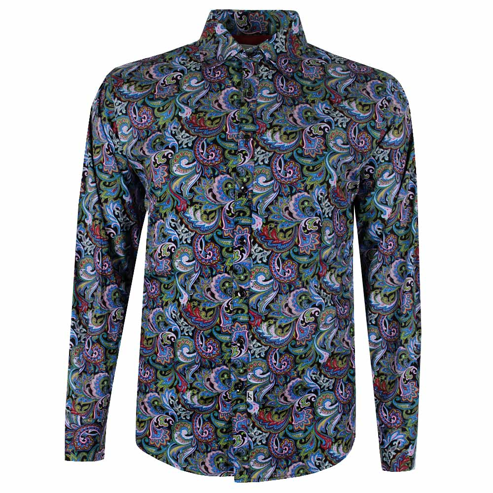 JIMMY STUART ORNATE PAISLEY L/S SHIRT