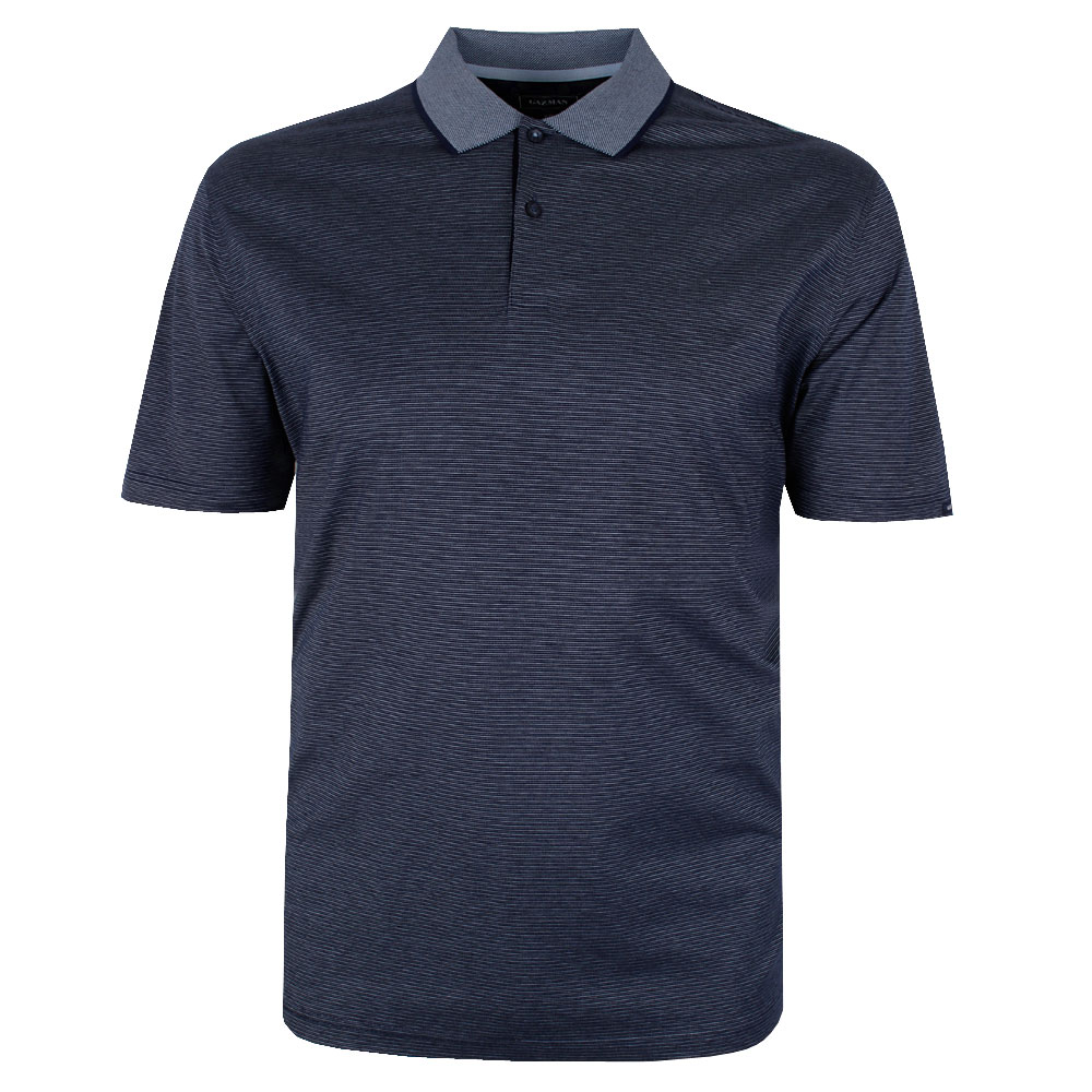 GAZMAN MERCERZIED 94 STRIPE POLO