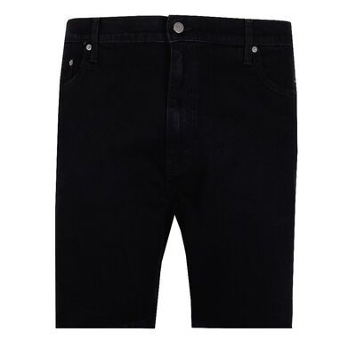 LEVI BLACK 504 STANDARD DENIM SHORTS-sale clearance-KINGSIZE BIG & TALL