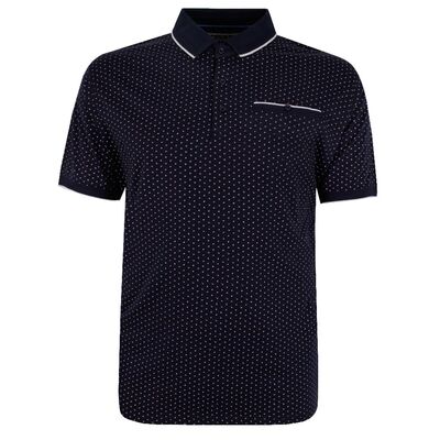 DUKE DARWIN JACQUARD POLO-new arrivals-KINGSIZE BIG & TALL