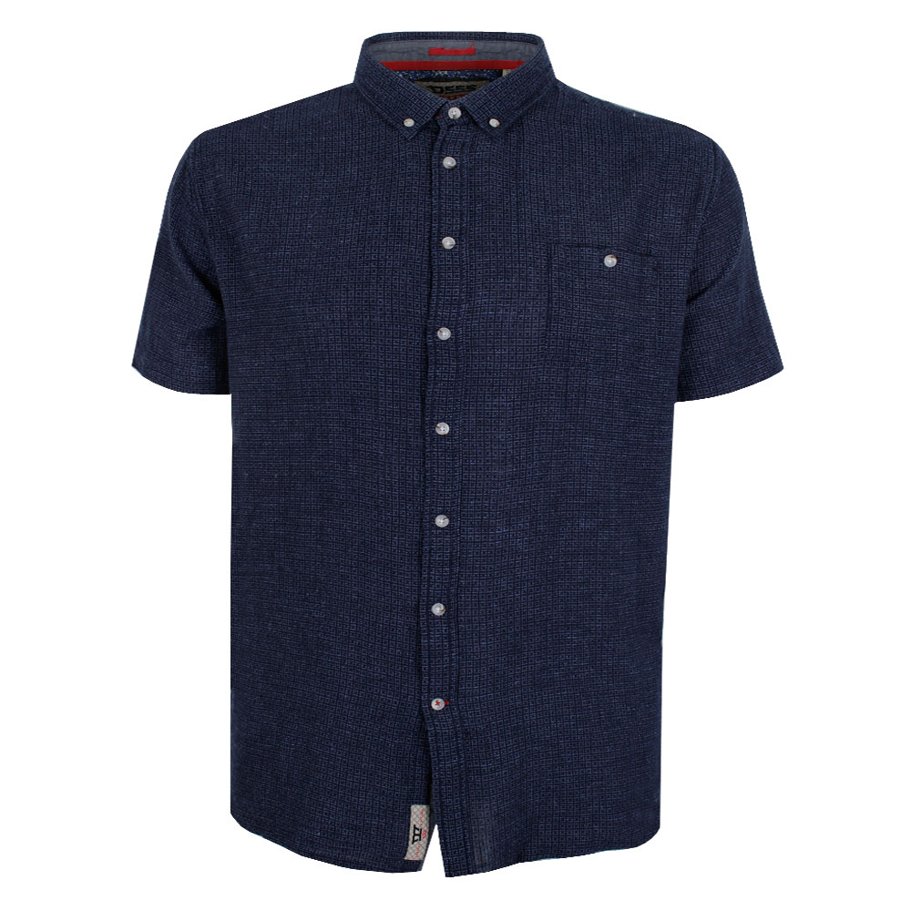 DUKE GIRTON LINEN BLEND S/S SHIRT