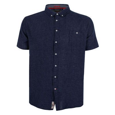 DUKE GIRTON LINEN BLEND S/S SHIRT-sale clearance-KINGSIZE BIG & TALL