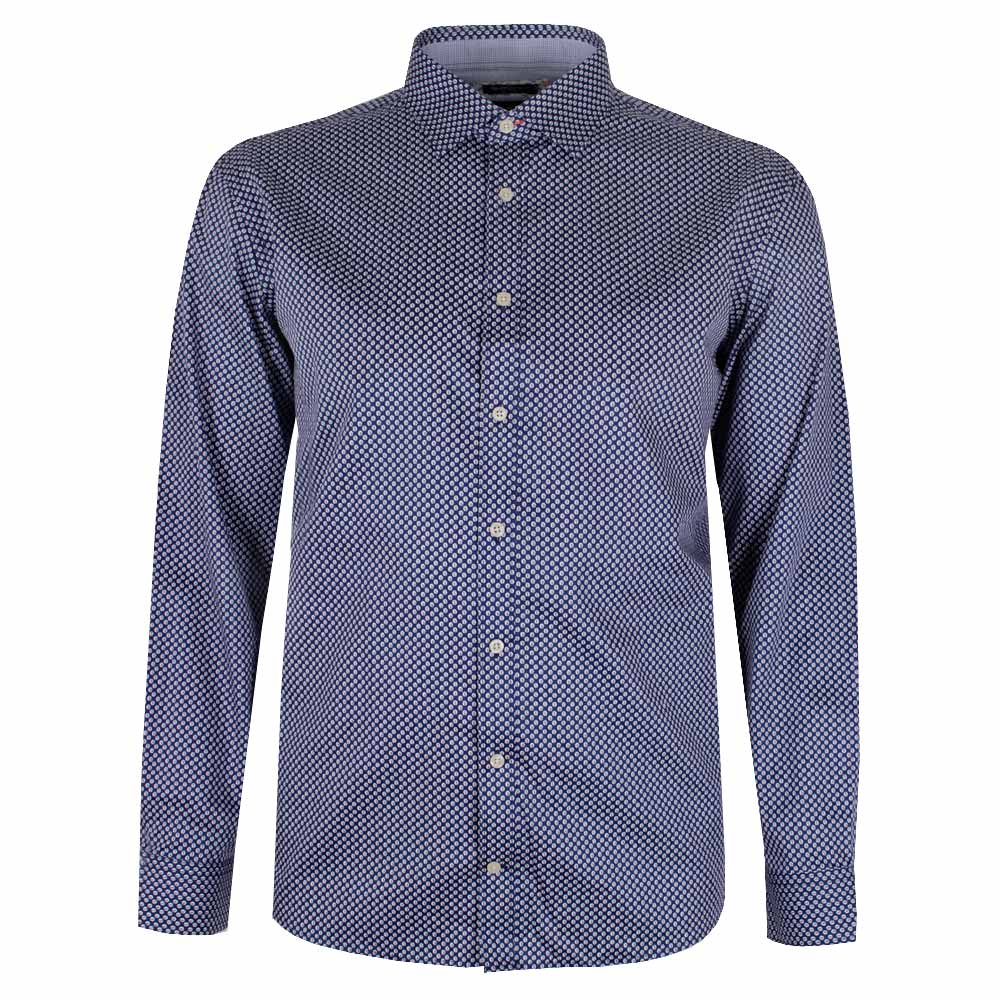 BROOKSFIELD CIRCLE-TWIG DOT L/S BUSINESS SHIRT