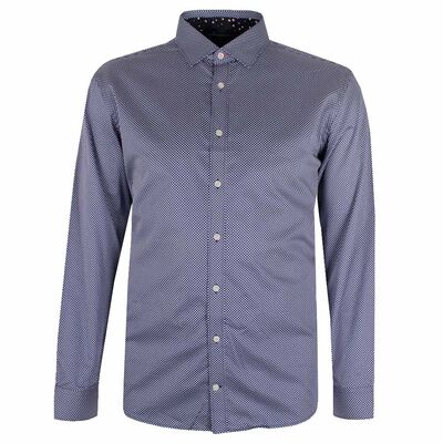 BROOKSFIELD MICRO DOT L/S BUSINESS SHIRT-new arrivals-KINGSIZE BIG & TALL