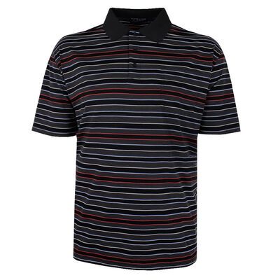 TRADEWINDS BAR-STRIPE MERC POLO-sale clearance-KINGSIZE BIG & TALL