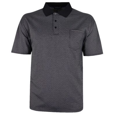 TRADEWINDS PIN-LINE MERC POLO-sale clearance-KINGSIZE BIG & TALL