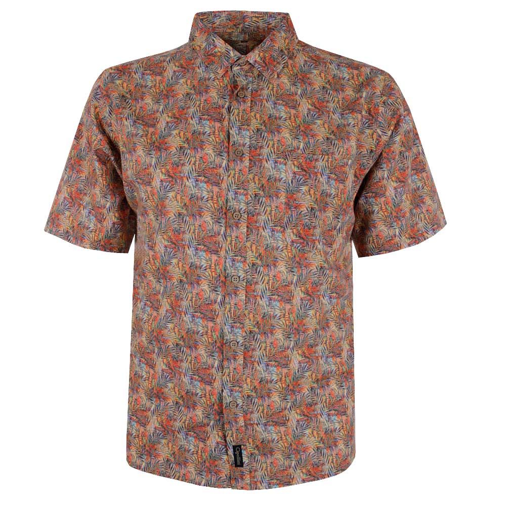 CIPOLLINI ORANGE TROPICAL S/S SHIRT