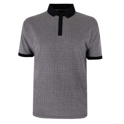 BACKBAY MESMERIZING JACQUARD POLO-new arrivals-KINGSIZE BIG & TALL