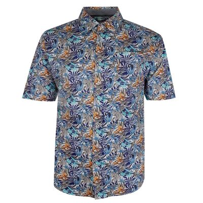 BACKBAY VIBRANT LEAF S/S SHIRT-new arrivals-KINGSIZE BIG & TALL