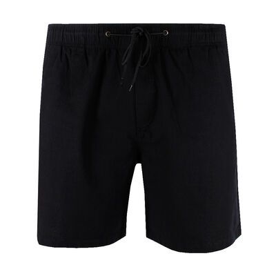 ATLAS LINEN BLEND ELASTIC WAIST SHORT-new arrivals-KINGSIZE BIG & TALL