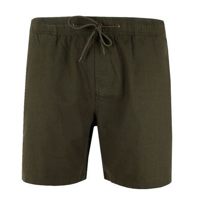 ATLAS LINEN BLEND ELASTIC WAIST SHORT-new arrivals-KINGSIZE BIG & TALL