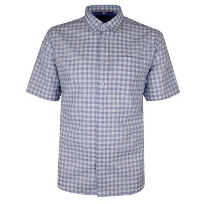 PERRONE 202 LINEN MIX S/S SHIRT-sale clearance-KINGSIZE BIG & TALL