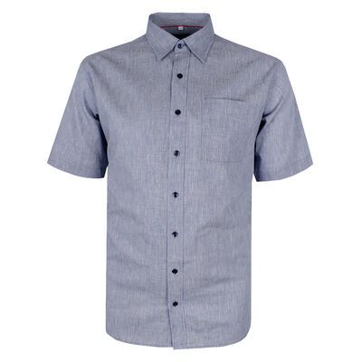 PERRONE 87 LINEN BLEND S/S SHIRT-new arrivals-KINGSIZE BIG & TALL