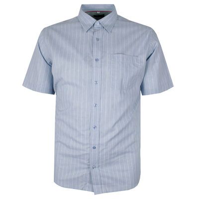 PERRONE LIGHT STRIPE MIX S/S SHIRT-sale clearance-KINGSIZE BIG & TALL