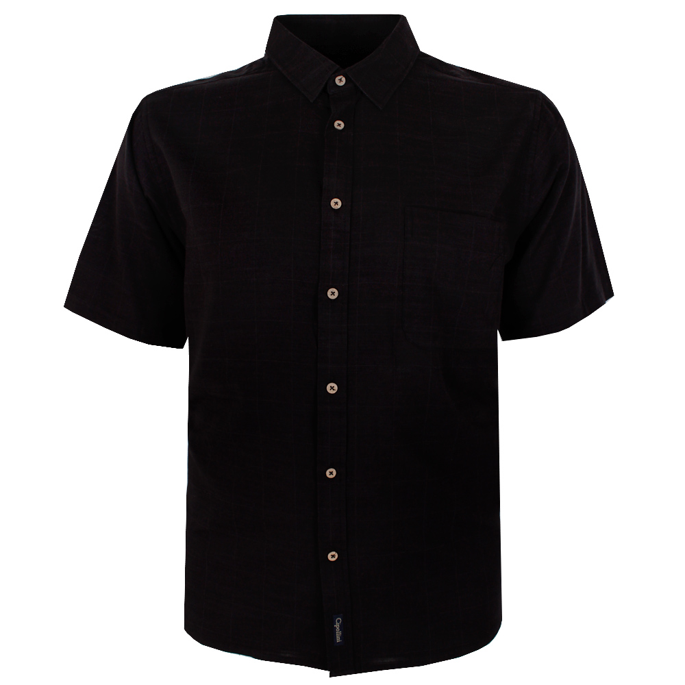 CIPOLLINI SLUB BAMBOO S/S SHIRT