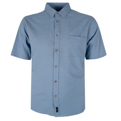 CIPOLLINI SLUB BAMBOO S/S SHIRT-new arrivals-KINGSIZE BIG & TALL