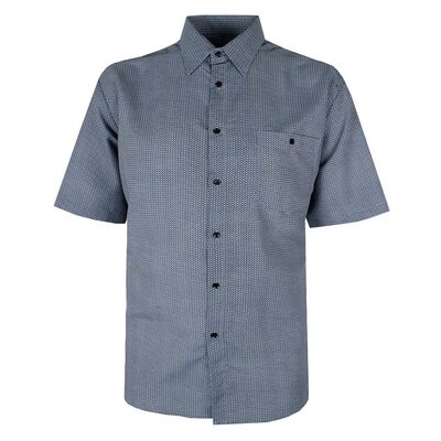 CIPOLLINI 5 GEOMETRIC S/S SHIRT-new arrivals-KINGSIZE BIG & TALL