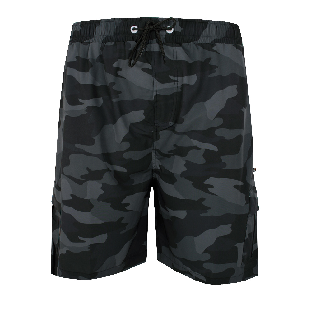 KAM CAMO CARGO BOARDSHORTS