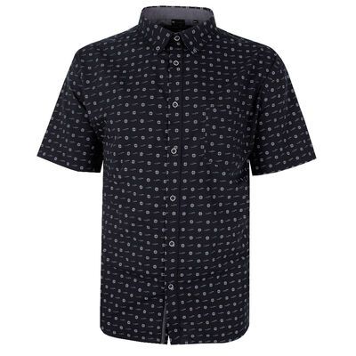 KAM TRIANGLE DIA GEO S/S SHIRT-new arrivals-KINGSIZE BIG & TALL