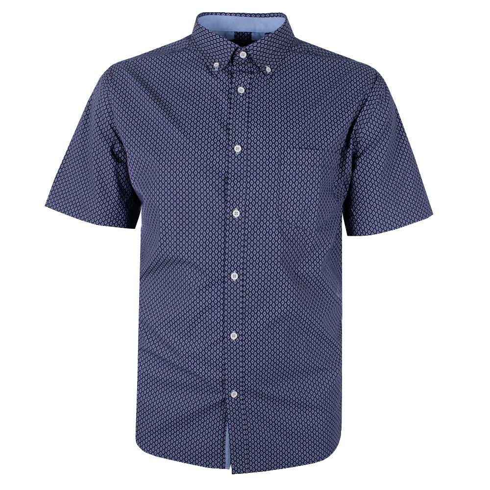 KAM DOUBLE DIAMOND GEO S/S SHIRT