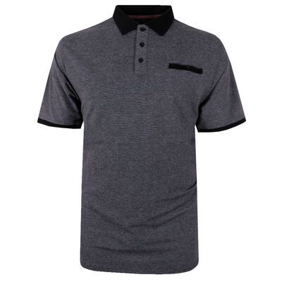 KAM DOBBY WEAVE CHEST POCKET POLO-new arrivals-KINGSIZE BIG & TALL