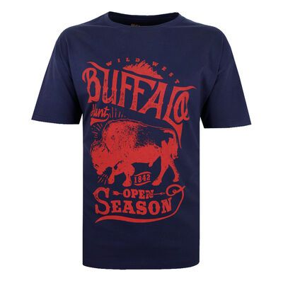 BRONCO BUFFALO T-SHIRT-new arrivals-KINGSIZE BIG & TALL