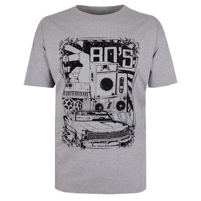 BRONCO 80'S BOOMBOX  T-SHIRT-new arrivals-KINGSIZE BIG & TALL