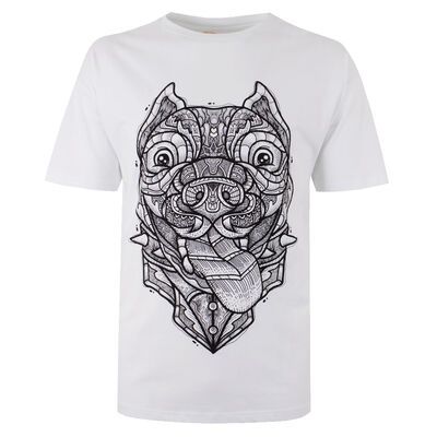 BRONCO HAPPY DOG T-SHIRT-new arrivals-KINGSIZE BIG & TALL