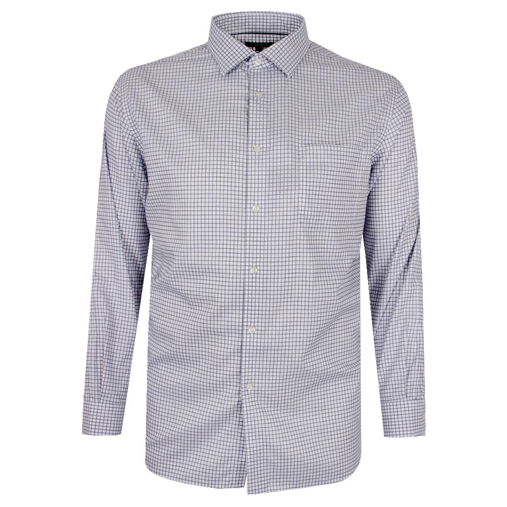 GAZMAN MINI CHECK DOB L/S SHIRT