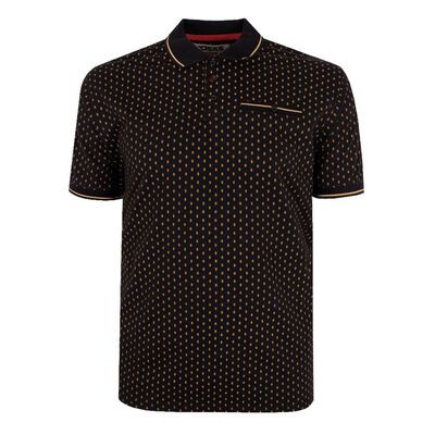 DUKE RAUL JACQUARD POLO-new arrivals-KINGSIZE BIG & TALL